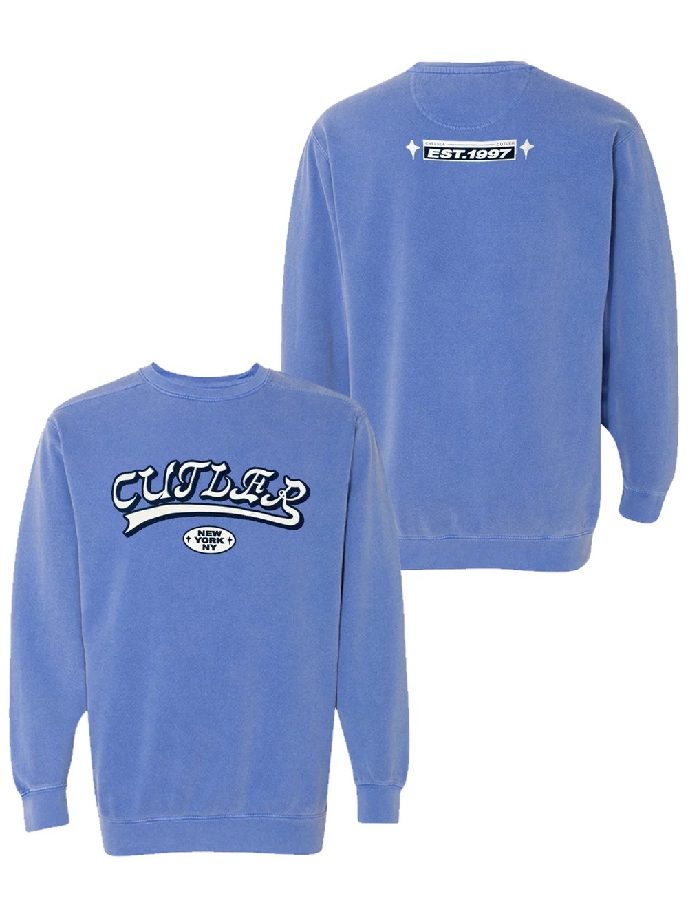Chelsea Cutler: Cutler New York Crewneck Blue